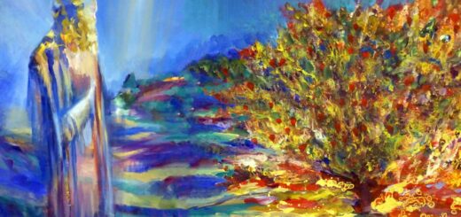 Moshe at the Burning Bush