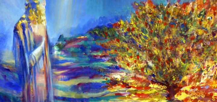 Moshe at the Burning Bush